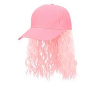 Boland Casquette de baseball avec perruque en cheveux synthétiques, bonnet pour carnaval, fête à thème ou festival