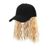 Boland Casquette de baseball avec perruque en cheveux synthétiques, bonnet pour carnaval, fête à thème ou festival