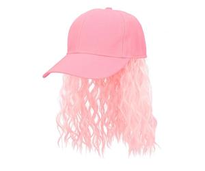 Boland Casquette de baseball avec perruque en cheveux synthétiques, bonnet pour carnaval, fête à thème ou festival