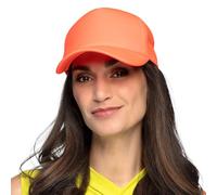 Boland - Casquette fluo pour adulte, casquette années 90, casquette de baseball, festival, carnaval et fête à thème, 01431 (Lot de 2)