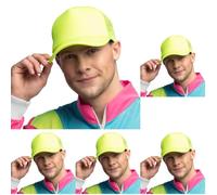 Boland Casquette unisexe jaune fluo 01432 - Taille unique EU (Lot de 5)