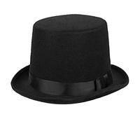 Boland - Chapeau Byron, chapeau haut de forme en feutre, accessoire de costume pour carnaval, Halloween, fête à thème ou JGA, Noir