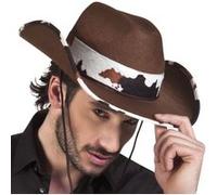 Boland chapeau de cow-boy en polyester brun, taille unique Bruin G