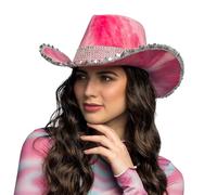 Boland - Chapeau de cowboy Darling avec dégradé de couleurs, chapeau western pour soirée à thème, carnaval, accessoires pour costumes de carnaval, enterrement de vie de garçon/jeune fille, festival