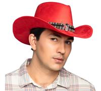Boland Chapeau de cowboy Django pour adulte, chapeau western pour costumes de carnaval, carnaval et fête à thème