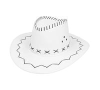 Boland - Chapeau de cowboy Savanne en similicuir, chapeau western pour soirée à thème, carnaval, accessoires pour costumes de carnaval, enterrement de vie de garçon/jeune fille, festival