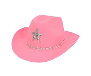 Boland Chapeau de cowboy Taylor avec étoile, chapeau western pour fête à thème, carnaval, accessoires de costumes de carnaval, enterrement de vie de jeune fille, festival