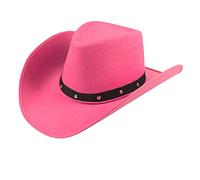 Boland - Chapeau de cowboy Wichita, Chapeau feutre, Shérif, Far West, déguisement, costume, carnaval, fête à thème