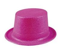 Boland chapeau Glitter unisexe néon rose taille unique Roze G