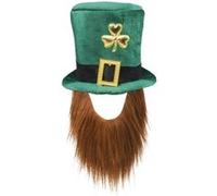 Boland Chapeau Leprechaun 44907 – lutin vert avec barbe pour St. Patrick