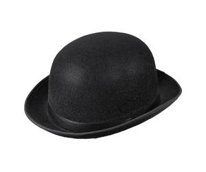 Boland Chapeau melon noir de style victorien pour adulte - Chapeau de magicien steampunk - Accessoire de déguisement pour adulte - Taille unique