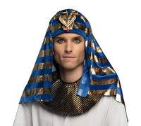 Boland - Chapeau Pharaon, Coiffe Roi Egyptien pour adultes, Festival, Carnaval, Fête à thème