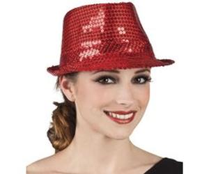 Boland Chapeau Popstar Sequins Mesdames taille unique rouge rouge G