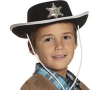 Boland chapeau pour enfants Sheriff garçons taille unique noir Noir G