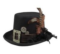 Boland Chapeau 54501 Plumepunk Noir Taille unique