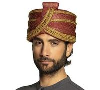 Boland Chapeau Sultan Ali – rouge/or – tour de tête jusqu'à 59 cm