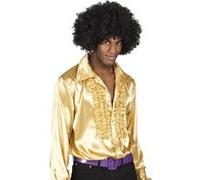 Boland Chemise St. Party dorée disco à volants pour hommes