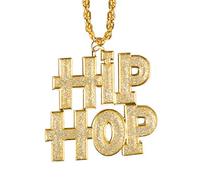 Boland Collier 64409, hip-hop, costume, taille unique, or