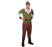 Boland - Costume adulte chasseur forestier, chemise, pantalon avec ceinture, couvre-bottes et chapeau, chasseur, Robin des Bois, set, carnaval, fête costumée