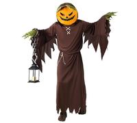 Boland- Erwachsenenkostüm Pumpkin Costume Adulte Evil Citrouille Unisexe, Multicolore, s