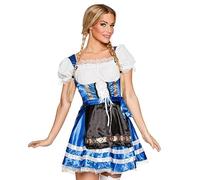 Boland - Costume adulte Helena de Bavière, dirndl avec tablier, fête de la bière, costume traditionnel, carnaval, fête déguisée
