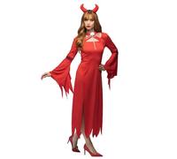 Boland - Costume adulte Lady Lucifer, Costume pour Femme, Costumes de Mardi Gras, Halloween, Sorcière