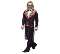 Boland - Costume adulte Senor Esqueleto, Costumes pour adultes, Costumes de carnaval, Halloween, Dia de los Muertos, anniversaire de la mort Mexique