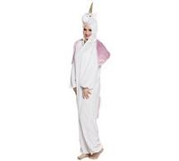 Boland – Costume adulte Licorne en peluche avec capuche et fermeture éclair