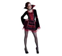 Boland - Costume adulte Vampire Impératrice, robe avec col, Dame Vampire, Femme Araignée, Carnaval, Halloween, Fête à thème, Horreur