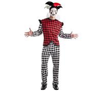 Boland - Costume Arlequin, costume de carnaval, set de costume pour Halloween, carnaval et fête à thème