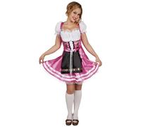 Boland - Costume Bayerin Helena, dirndl | Robe courte, carnaval, soirée à thème et fête de la bière, costume traditionnel bavarois