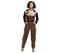 Boland - Costume Cowgirl pour femme, 3 pièces, costume de carnaval pour une fête à thème, Halloween ou le carnaval, Far West, Cowboy