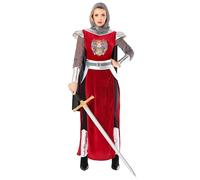 Boland - Costume de chevalier pour dames 8 pièces, costume de carnaval ou de fête à thème, costume de conte de fées