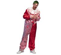 Boland - Costume de clown tueur pour adulte, costume pour homme, costume d'horreur pour Halloween ou carnaval, 50-52