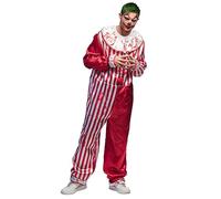 Boland - Costume de clown tueur pour adulte, costume pour homme, costume d'horreur pour Halloween ou carnaval