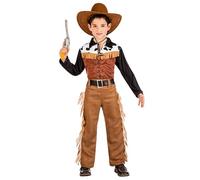 Boland - Costume de cow-boy pour enfants, 3 pièces, costume de carnaval pour une fête à thème, Halloween ou le carnaval, Far West
