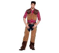 Boland - Costume adulte Cowboy Bruce, gilet et pantalon, Wild West, Sherriff, set, carnaval, soirée déguisée