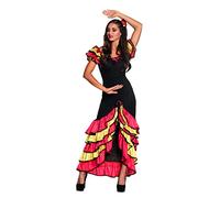 Boland - Costume de danseuse de rumba pour femme | Robe longue et accessoire pour cheveux, costume d'Espagnol, femmes, carnaval, les soirées à thème, danseuse de flamenco