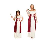 Boland 84480 Mittelalter Costume médiéval Brunhilda pour adulte, multicolore, taille L, M