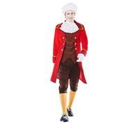 Boland Déguisement noble Adelard - Costume aristocrate 4 pièces Rouge Homme M/L