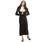 Boland - Costume de nonne avec fermeture velcro pour femme | Ensemble 3 pièces, costume nonne, femme pour le carnaval, Halloween, enterrement de vie de jeune fille et soirée à thème