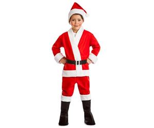 Boland - Costume de Père Noël pour enfants 6 pièces, costume de carnaval pour la Saint-Nicolas, Noël ou le carnaval