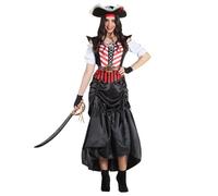 Boland - Costume Pirate Grace pour femme, 5 pièces, costume de carnaval pour une fête à thème, Halloween ou le carnaval, marin