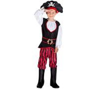 Boland - Costume de Pirate pour Enfant Tom | Ensemble 4 pièces, déguisement pour enfants, carnaval et soirée à thème, corsaire des mers