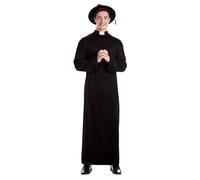 Boland - Costume de pasteur pour adultes, 2 pièces, costume de carnaval pour une fête à thème, Halloween ou le carnaval, missionnaire
