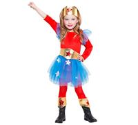 Boland - Costume de super-héros pour enfants, 6 pièces, pour une fête à thème, Halloween ou le carnaval, Miss America