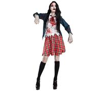 Boland - Costume d'écolière zombie pour adultes, costume de carnaval, set de costume pour Halloween, carnaval et fête à thème