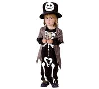 Boland - CS99912 - Déguisement - Costume Garçon Squelette, 3/4 Ans