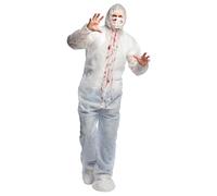 Boland - Costume d'Halloween Horror Doctor | Combinaison ensanglantée, masque, sur-chaussures, costume de médecin, carnaval et soirée à thème, taille M/L