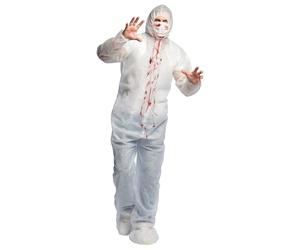 Boland - Costume d'Halloween Horror Doctor | Combinaison ensanglantée, masque, sur-chaussures, costume de médecin, carnaval et soirée à thème, taille M/L